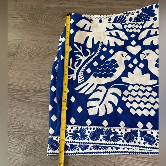 Farm Rio jungle scarf floral linen blend mini skirt - Picture 8 of 12